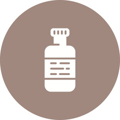 Sticker - Bottle Vector Icon