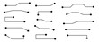 © stoker - circuit board lanes communication technology vector illustration