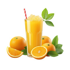 Wall Mural - Fresh juice Isolated on transparent background, png, cut out.