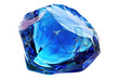 © posterpalette - Blue gem isolated on white background