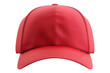 © posterpalette - Red baseball cap isolated on white background