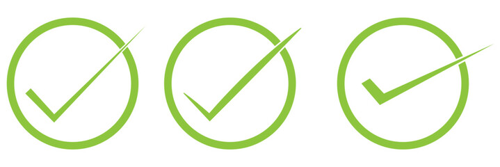 checkmark icon symbol vector illustration