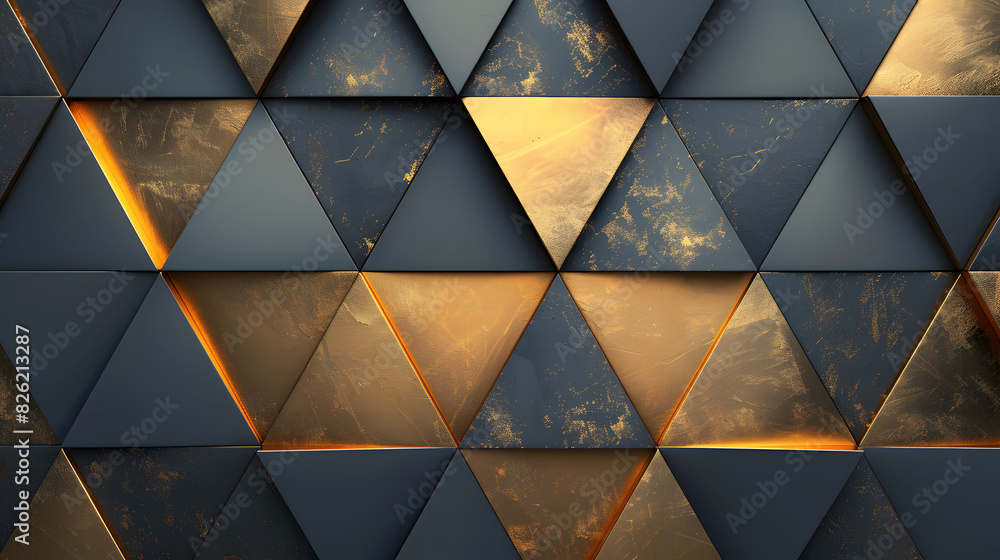 Showcase the intersection of modernism and luxury with abstract gold ...
