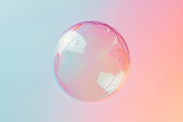 Wall Mural - 3d bubble illustration, water