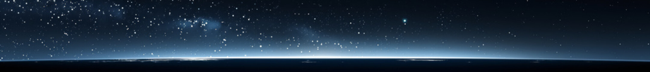 Wall Mural - a dark sky with a few stars and a few raindrops