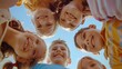 © Fotograf - A group of young children standing in a circle. Suitable for educational materials