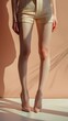 © Valentin - Modern fashion leggings on light color background