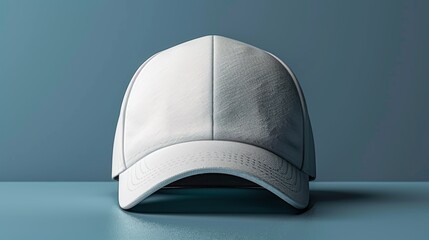 Wall Mural - The white baseball cap is isolated on a transparent background