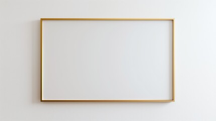 picture frame on white background, rectangle shape