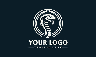 Sticker - Cobra Logo Vector Symbolize Strength and Wisdom Elevate Your Brand with the Striking Cobra Logo Vector Captivate Your Audience with the Dynamic Cobra Logo Vector