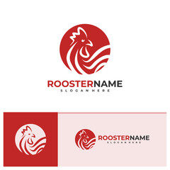 Wall Mural - Rooster logo vector template, Creative Rooster head logo design concepts