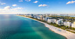 © AmazingAerialAgency - Aerial view of beautiful Miami Beach coastline, Florida, United States.