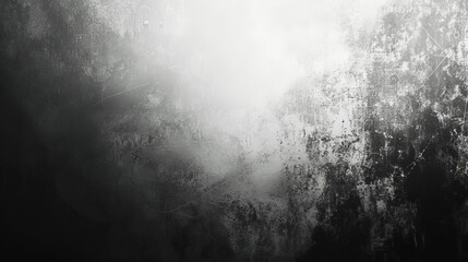 Wall Mural - sleek black and white gradient background with smooth grunge texture versatile design resource