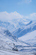 © AmazingAerialAgency - Aerial view of snow-capped mountains in Spiti Valley, Himachal Pradesh, India.