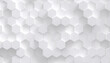 © TomWindeknecht - White geometric hexagonal honeycomb shape texture background 3d copy space