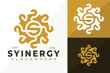 © Creative99d - Letter S Syinergy Sun logo design vector symbol icon illustration