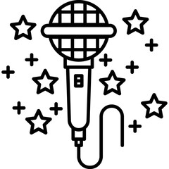 Wall Mural - Microphone Icon