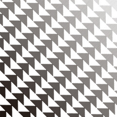 Wall Mural - Black and white abstract geometric pattern background. Editable graphic resource. Vector Format Illustration 