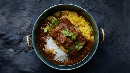 Wall Mural - Beef curry, beef, meal, food, dinner, lunch, spice photo download (3)