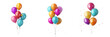 © Apim & Co - Colorful party balloons isolated on transparent background
