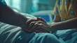 © Аrtranq - Compassionate hands holding in hospital bed’s gentle embrace