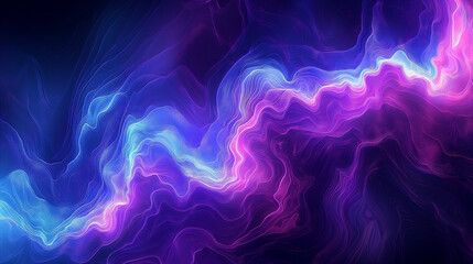Wall Mural - A blue and purple wave with a purple and blue background