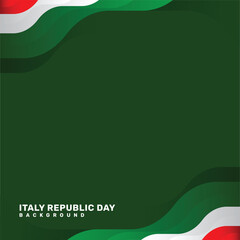 Italy Republic Day Background Design Independence
