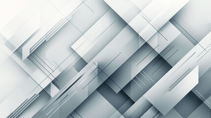 Wall Mural - A white background with a series of white lines and arrows