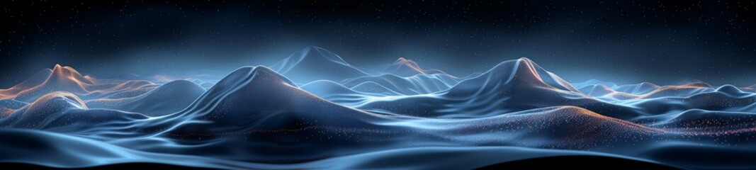 Wave background. Soft ocean blue waves ripple gently, creating a captivating and alluring visual effect.