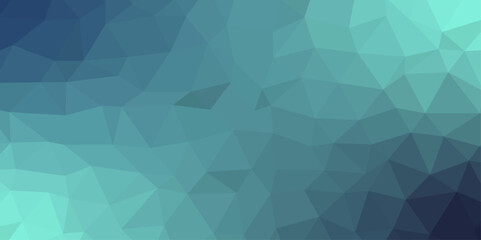 Aufkleber - Abstract triangular Light BLUE vector shining template. Vector polygon geometrical crystal, design, diamond, digital, element, futuristic design with gradient.