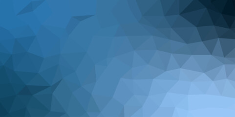Leinwandbilder - Abstract triangular Light BLUE vector shining template. Vector polygon geometrical crystal, design, diamond, digital, element, futuristic design with gradient.