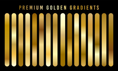 A large set of gold gradients