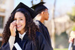 © peopleimages.com - Emotional ,woman and portrait for success of graduation achievement, celebration and diploma award for studying education. Happy, student and university event for academic scroll for future career