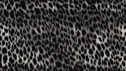 leopard background skin texture black white hairy print