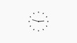 © Ehans_Stock - Clock icon animation. clock's hand speed rotation. 2d clock isolate on black. 12 hours time lapse clock. fast clock icon.