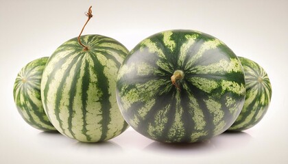 Wall Mural - Watermelon isolated on the white background