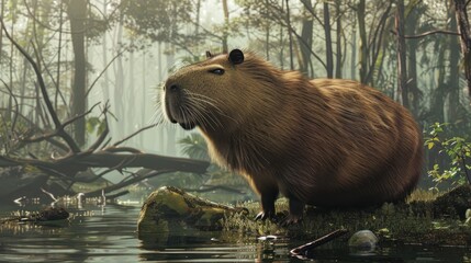 capybara in the wild