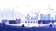 © Murda - Sustainable Energy Landscape Illustration