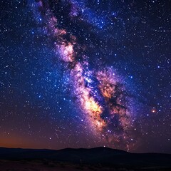 starry sky.