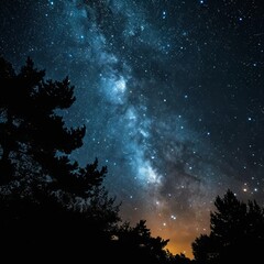 starry sky.
