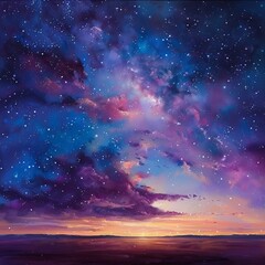 starry sky.