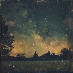 starry sky.