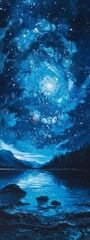 starry sky.