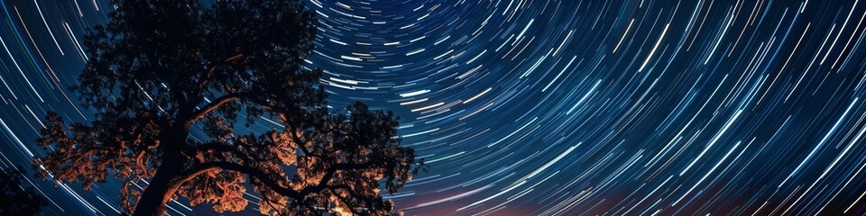 starry sky.