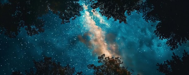 Wall Mural - starry sky.