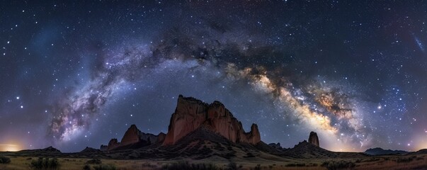 starry sky.