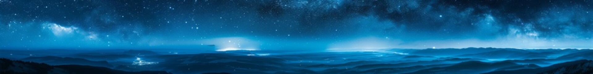 starry sky.