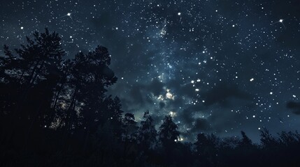 starry sky.