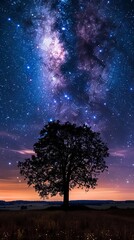 Wall Mural - starry sky.