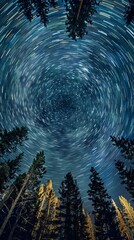 Wall Mural - starry sky.